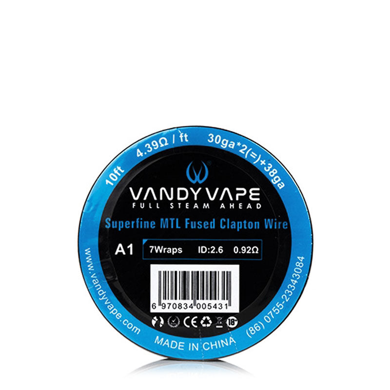 Vandy Vape Superfine MTL Fused Clapton Wire - 10ft