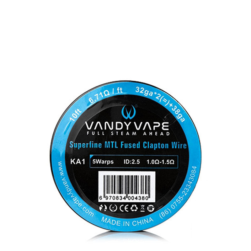 Vandy Vape Superfine MTL Clapton Wire KA1 6 71 ohm ft