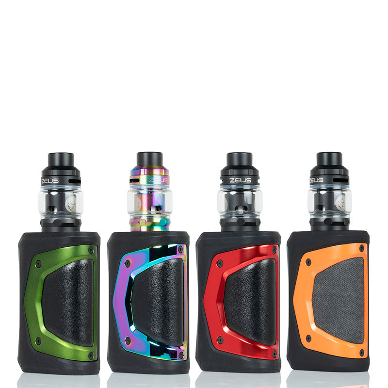 GeekVape Aegis X Zeus Tank Kit Green Rainbow Red Orange